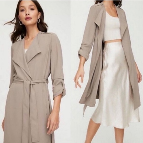 Babaton Jackets & Blazers - Artizia Babaton Quincy Women's Trench Coat taupe NWT small